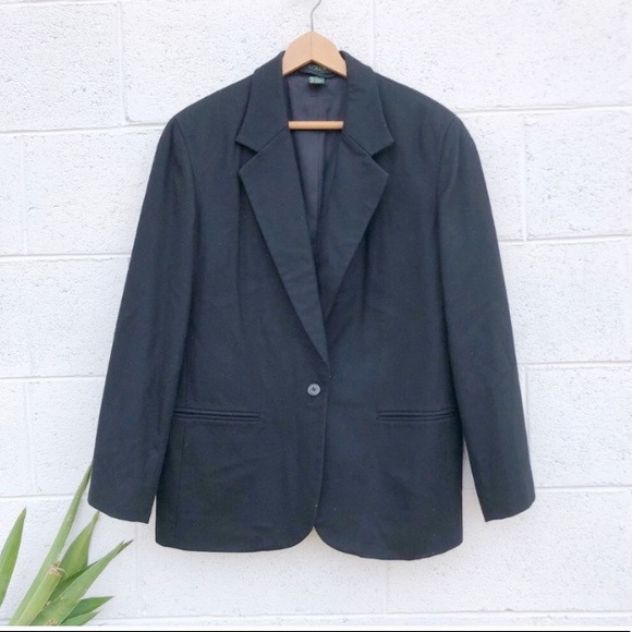 J. Crew Jackets & Blazers - J. Crew Wool & Cashmere Black Blazer